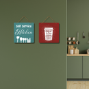 "Self Service Kitchen Coffee" wall hanging