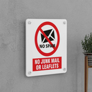 No Junk Mail Sign