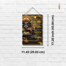 Lord Ganesha Shubharambh Wooden Wall Hanging