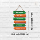 Daily Motivation Wall Hanging