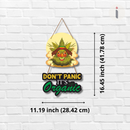 Don't Panic It's Organic Wooden Wall Hanging