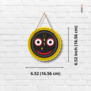 Jagannath, Balabhadra, Subhadra Face Wall Hanging