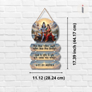 Lord Shiva & Maa Parvati Blessings Wall Hanging