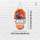 Fitness Is Not A Destination It's A Way Of Life Wooden Wal Hanging