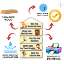 One, Two, Buckle My Shoe Wall Hanging