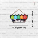 Merry Christmas Wooden Hanging