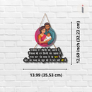 Maa Baap Ka Pyar Wooden Wall Hanging