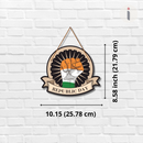Happy Republic Day Wooden Wall Hanging