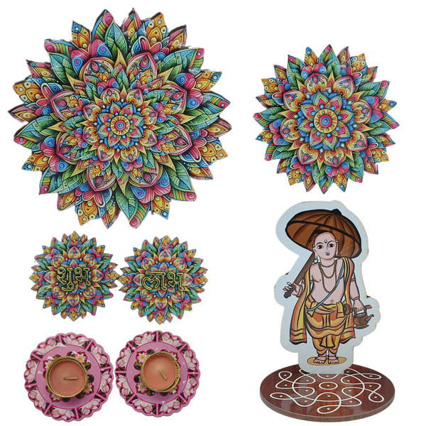 Elegant Diwali Décor Set