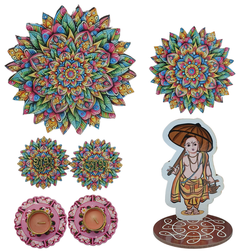 Elegant Diwali Décor Set