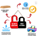 Quirky Door Sign – Open or Closed Wall Hanging