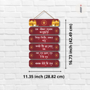 Ek Onkar Satnam Kartapurkha Wooden Wall Hanging