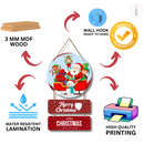 Festive Christmas Santa Wall Hanging