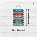 Health Habit Wall Hanging