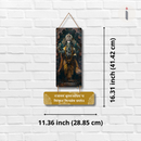 Gajananam BhutaRajadhiPam Cha Mantra Wooden Wall Hanging