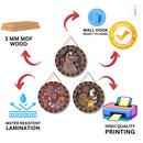 Elegant Madhubani Bird Art Wall Hanging