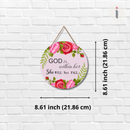 God Is Within Her Wall Hanging