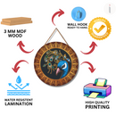 Majestic Peacock Mandala Wall Hanging