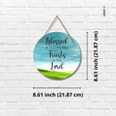Blessed Is The One Who Wooden Wall Hanging