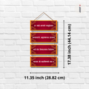 Dhanvantari Mantra Wall Hanging