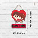 Hum Tum Wooden Wall Hanging