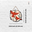 Birds Good Vibes Wall Hanging