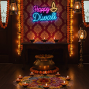 Happy Diwali Neon Light