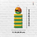 Kisan Wooden Wall Hanging