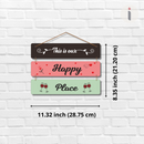 "This Is Our Happy Place" wall hanging
