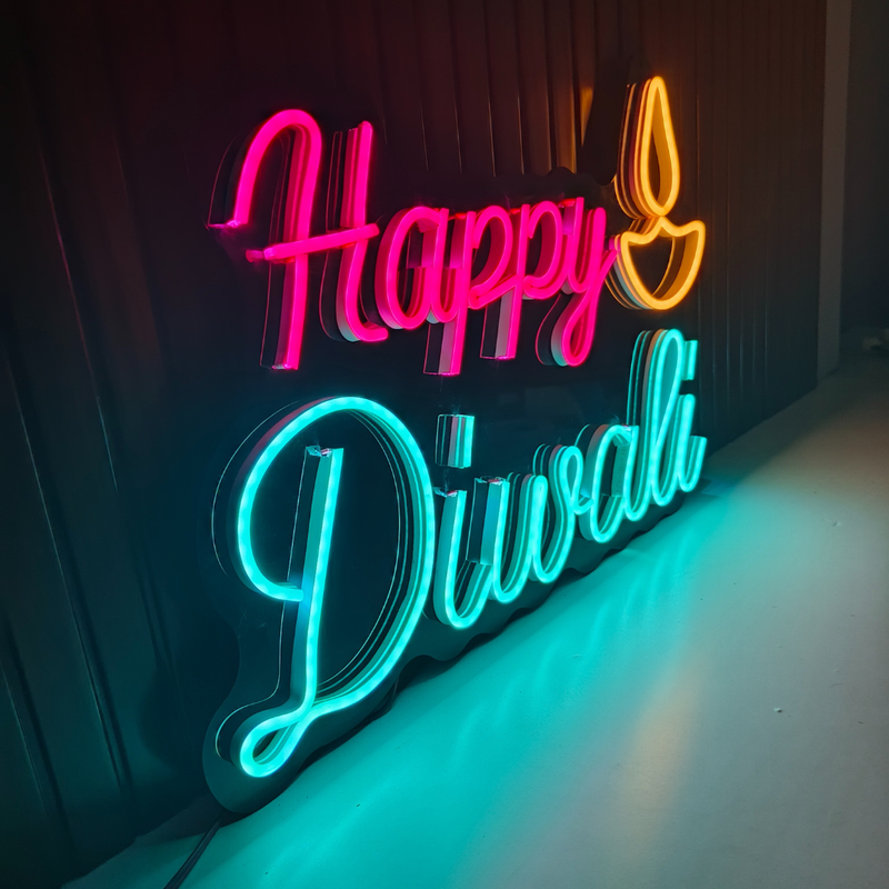 Happy Diwali Neon Light