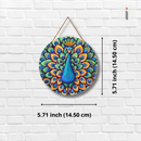 Vibrant Peacock Art Wall Hanging
