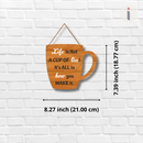 Rustic Kitchen & Life Quotes Wall Hanging