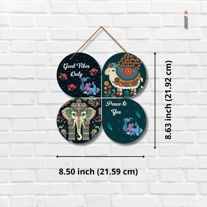 Good Vibes & Peace Decorative Hanging