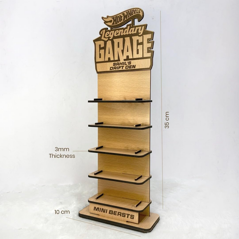 5-Story Wooden Display Garage for Diecast Cars - ICraft asia