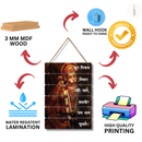 Mahabir Hanuman Protection Wall Hanging