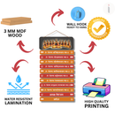 Om Navanathaya Namah Wooden Wall Hanging