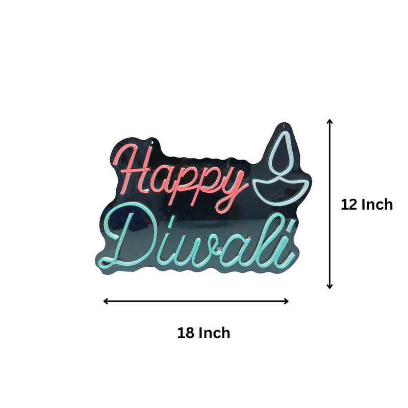 Happy Diwali Neon Light
