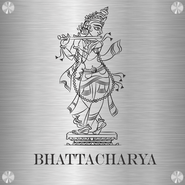 Vatayaman (Bidri) - Stainless Steel Name Plate