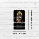 Om Devakinandanaya Vidmahe Wooden Wall Hanging