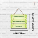 Make Your Own Luck Wall Hanging