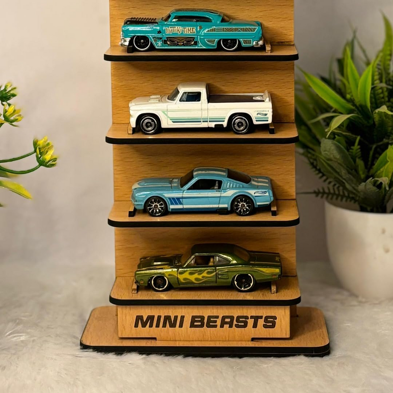 5-Story Wooden Display Garage for Diecast Cars - ICraft asia