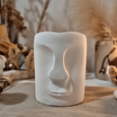 Abstract Face Sculpture Vase 🗿✨