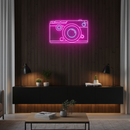 DSLR Camera Neon Sign
