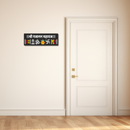 Shri Gajanan Maharaj Wooden Wall Name Plate