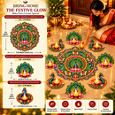 Peacock Floral Mandala Rangoli