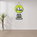 “Do Not Disturb While Sleeping” Panda Wall Hanging - ICraft asia