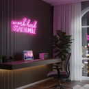 Work Hard Stay Humble Neon Sign