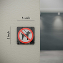 No Pets Allowed - Layered 3D Prohibition Sign