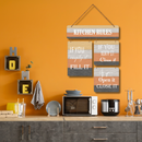 "Kitchen Rules" Wall Hanging - ICraft asia