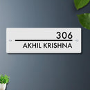 Futura (Matte White) - Contemporary House Number/Name Sign - ICraft asia